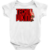 funny techno viking 3, ideal birthday present or gift Baby Bodysuit