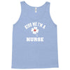 Kiss Me I Am A Nurse St Patricks Day Design Tank Top