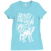 bring me the horizon wolf bones new Ladies Fitted T-Shirt