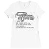 aliens nuke from orbit Ladies Fitted T-Shirt