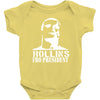 rollins for president Baby Onesie