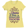 stolze mama einer grossartigen tochter hoodie Ladies Fitted T-Shirt