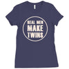real men make twins Ladies Fitted T-Shirt