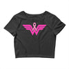 breast cancer wonder woman Crop Top