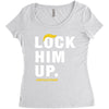 Lock Him Up Women's Triblend Scoop T-shirt