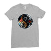 daft yin yang Ladies Fitted T-Shirt