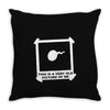 this is an old picture of me funny Throw Pillow