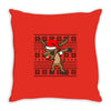 christmas reindeer dabbing Throw Pillow
