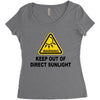 keep out of direct sunlight Women's Triblend Scoop T-shirt