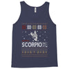santa scorpio christmas ugly t shirts Tank Top