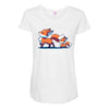 foxy mama Maternity Scoop Neck T-shirt