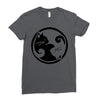 yinyang cats Ladies Fitted T-Shirt