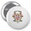 peach's gym Pin-back button