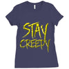 stay creepy Ladies Fitted T-Shirt
