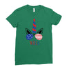 4th of July Ladies Fitted T-Shirt