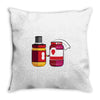 pb&amp;j wedding Throw Pillow