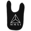 mmxi roman numerals triangle Baby Bibs