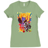 goldar &amp; rito Ladies Fitted T-Shirt