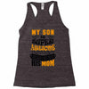 My Son Is Super Awesome His Mom Racerback Tank