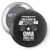 Awesome Oma Looks Like Pin-back button