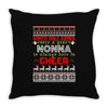 Santa Only Comes Once A Year Nonna Is Always Here To Cheer Throw Pillow