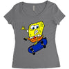 sponge board Women's Triblend Scoop T-shirt