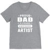 proud dad of a freaking awesome artist V-Neck Tee