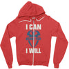i can  i will Zipper Hoodie