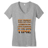 mixing languages russian english Women's V-Neck T-Shirt