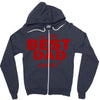 is the best dad ever Zipper Hoodie