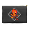 3d skull squad Accessory Pouches