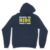 born to ride forced to work Hoodie