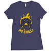 no chill Ladies Fitted T-Shirt