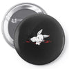 harmless little bunny Pin-back button