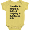 frenchies united Baby Bodysuit