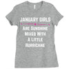 January Girls Ladies Fitted T-Shirt