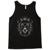 lion face lines Tank Top