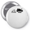 yours mine Pin-back button