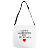 happy valentine day honey Adjustable Strap Totes