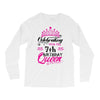 Celebrating With the 7th Birthday Queen Long Sleeve Shirts