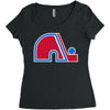 quebec nordiques Women's Triblend Scoop T-shirt