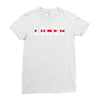 humorous loner Ladies Fitted T-Shirt