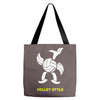 volleyball style sport funny gift present outdoor Tote Bags