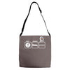 eat sleep archery Adjustable Strap Totes