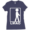 lmao laughing Ladies Fitted T-Shirt