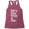 90's hip hop music Racerback Tank