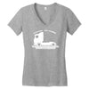 stolzer lkw fahrer trucker disponent Women's V-Neck T-Shirt