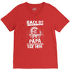 Back Off I Have A Crazy Papa And I am not Afraid To Use Him V-Neck Tee