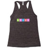 periodic table chemistry fun Racerback Tank
