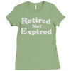 retired not expired Ladies Fitted T-Shirt